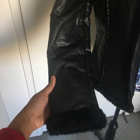 🧥 2/$30 Sexy black faux leather jacket - Picture 11 of 15